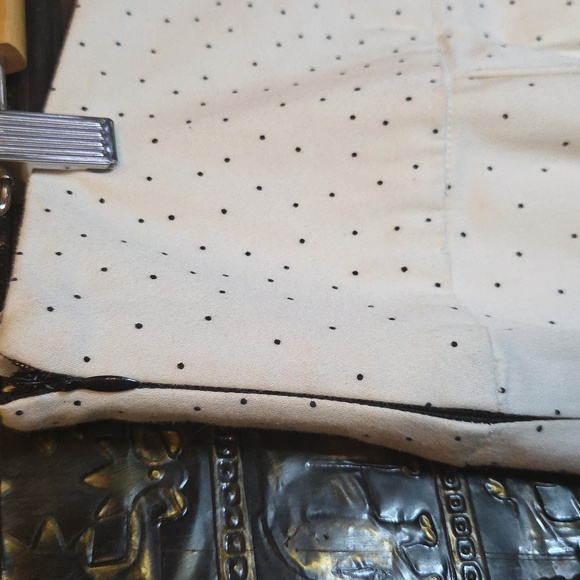 Black & White Cotton Skirt - Picture 2 of 4